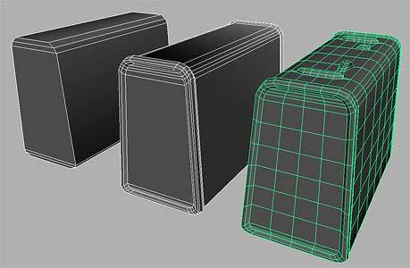 Modeling This tutorial will not cover the modeling of the suitcase. The shape is simple and block-modeling was an efficient method for building the suitcase.