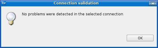 If Digi ESP can reach the target's IP address, this message is displayed: If it is not displayed, verify that the network settings of the