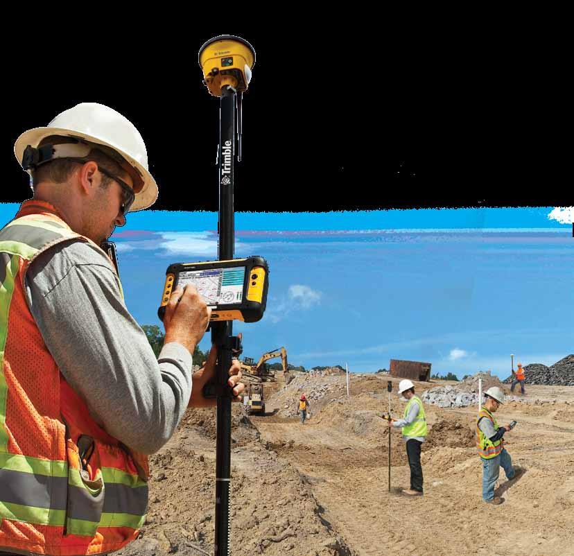 more tools for more jobs Estimators Bid Team Site Surveyor Data Manager Site Engineer/Grade Checker Site Foreman/Supervisor Project Manager Geotechnical Engineer Construction Inspector Trimble sets