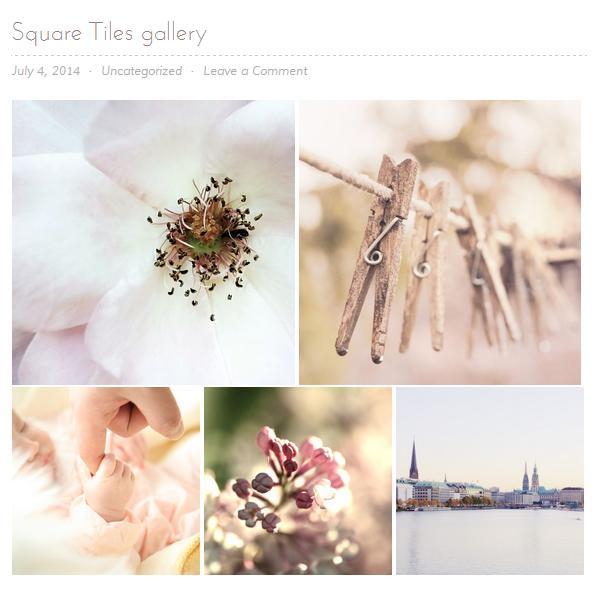 tiled galleries With the Tiled Galleries module you can create elegant magazinestyle mosaic layouts for your images, consisting of squares, circles or rectangles.