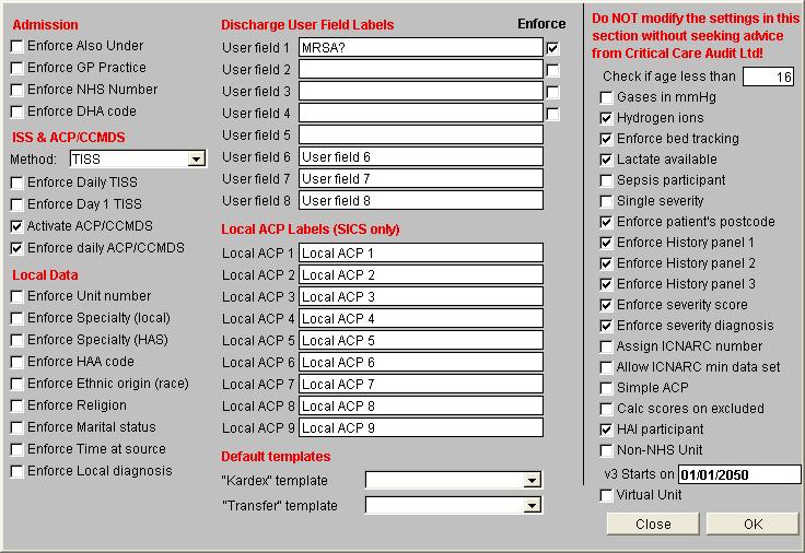The second setting is a label which will identify the bed on the Bed Plan. You can bring up the settings dialog on a previously drawn bed simply by double-clicking on the bed.