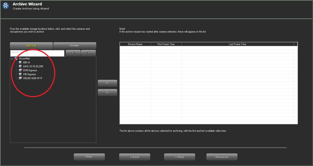 Updated Archive Wizard The archive wizard user interface was update to offer a quicker and more intuitive process when exporting an archive.