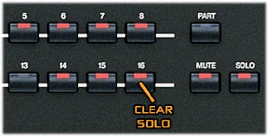 together). You can use these to solo any combination of the eight tracks. Note that solos override the Track Mute settings, so you can solo a muted track.