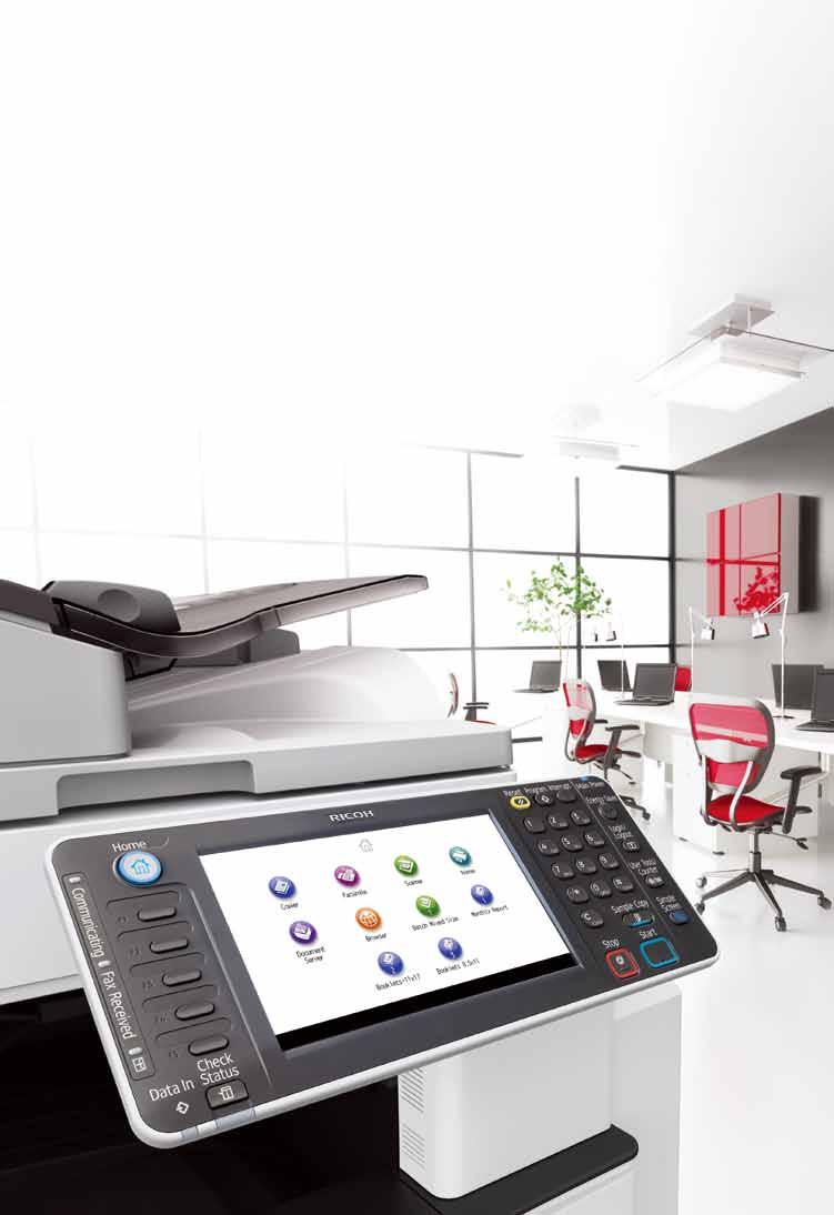 The perfect partner for a hardworking office The Aficio MP C3002/MP C3502 are the perfect office partners: smart MFPs you can adapt to meet your team's unique needs.