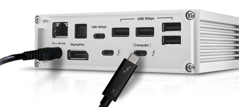 This single connection will now provide 85W charging for your laptop in addition to expanding your