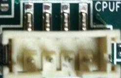 0mm 4-pins 180 degree, Male type Wafer Box connector.