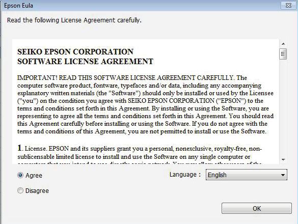 FIGURE 13 14) You must accept the Software License greement before you can