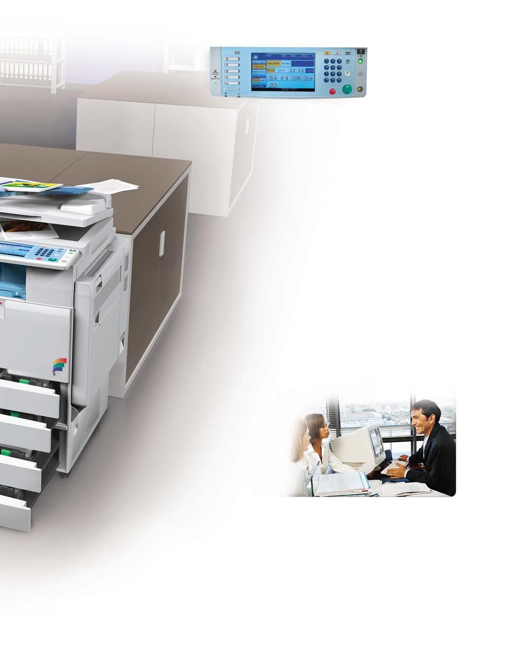 Optimal Document Management For streamlined document handling, all your print, copy, fax and scan data can be stored and managed.