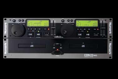 S/PDIF outputs CDN55 RACK-MOUNT PROFESSIONAL DUAL CD PLAYER Anti-Shock buffered skip protection for nonstop playback Seamless looping for easy loop creation and integration Easy-to-use