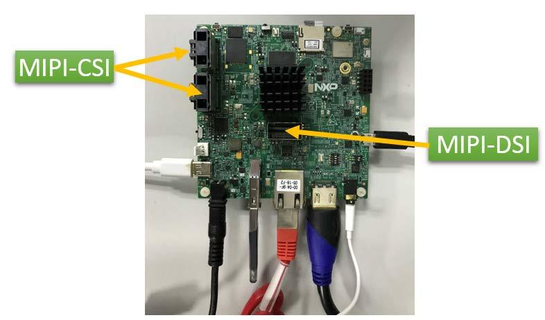Figure 6. MIPI-DSI/CSI connector 2.14. User interface buttons There are two user interface buttons on the EVK board. 2.14.1. Power button (SW1701) The chip supports the use of a button input signal to request main SoC power state changes (i.