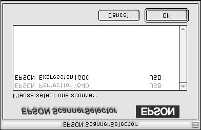 thenclickthe EPSON ScannerSelector icon. 3 2.