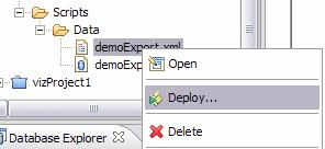 Export and Deploy to Project 26 Export creates files to facilitate deploying routines to a