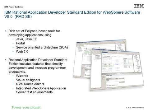 Rational Application Developer Standard Edition for WebSphere Software V8.