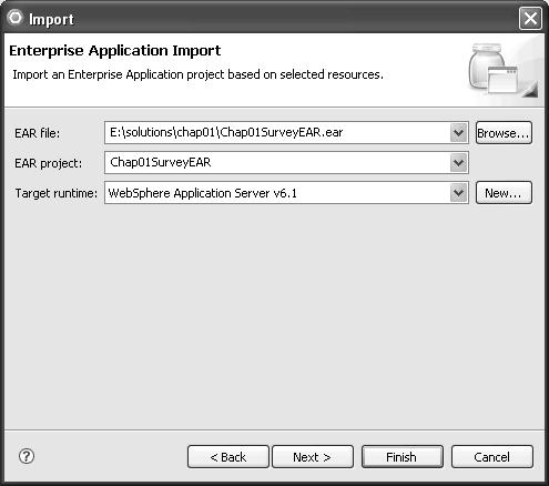 Running the Web Application 41 Importing the Solution File If you ran into any problems following the instructions in this chapter, import the solution file in the \solutions\chap01 subdirectory of