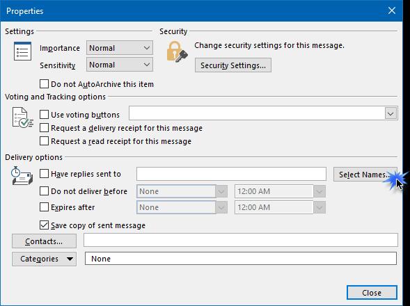 REDIRECTING REPLIES Most Outlook users don t know they can control the Reply-To address for their outgoing messages.