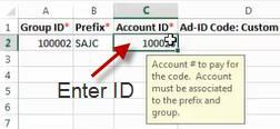 Finding the Account ID: Click on Accounts from