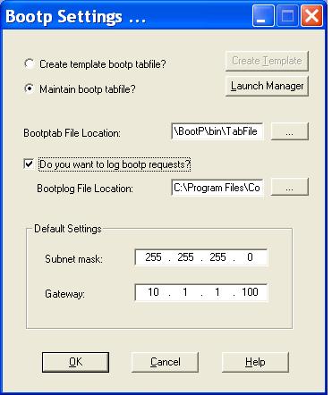 Installing Agilent BootP Service To install Agilent BootP Service Step Action Notes g h i j Select Maintain bootp tabfile. Check Do you want to log Bootp requests?