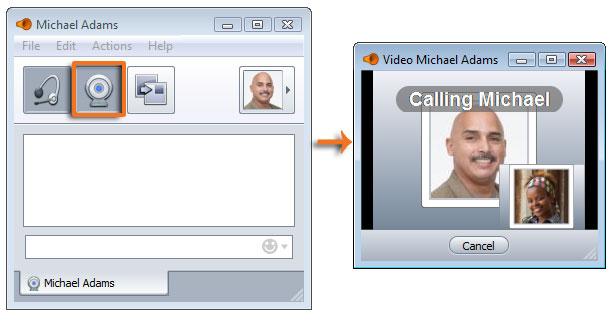 Starting a New Video Call Before you can start a new Video Call with someone, the user must first be in either your Contacts or Classmates tab.