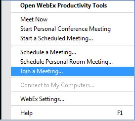 Note: If your site administrator turns off the Meet Now meeting function for unlisted meetings for security reasons, you cannot join an unlisted meeting from the Meet Now panel.