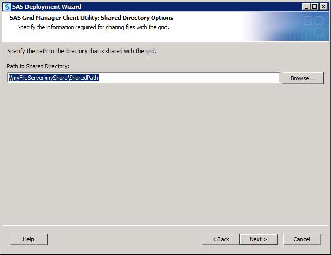 Installing and Configuring SAS Grid Manager Client Utility 23 Figure 2.