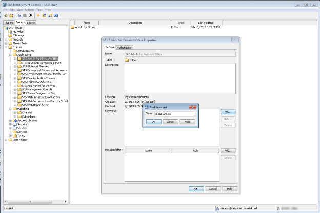 36 Chapter 3 Managing the Grid 6. Click OK to close the Add Keyword dialog box and then the Properties window.