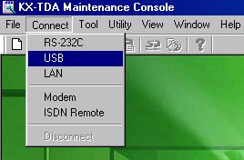 Notes It is assumed that you have already installed the KX-TDA Maintenance Console to your PC.