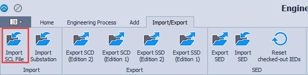 4. Import 4.1. Import SCL File 1.
