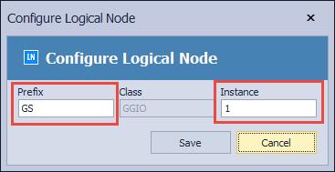 Depending on IED capabilities, a user can change the prefix and/or instance of a logical node (except LLN0).