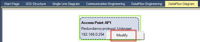 11.8. Modify Access Point Dialog box Modify Access Point can be opened by right clicking on an