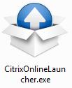 5. Double-click on Citrix Online Lancher.exe. 6. Click Run if asked, and the launcher will start the (GTM/GTT) session. 7. Click Yes, if prompted. 8.