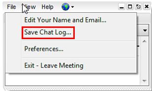 In the Chat pane of the Control Panel, use the To drop-down menu, and select either All, Organizer(s) only, Presenter only or the name of a specific attendee. 2.