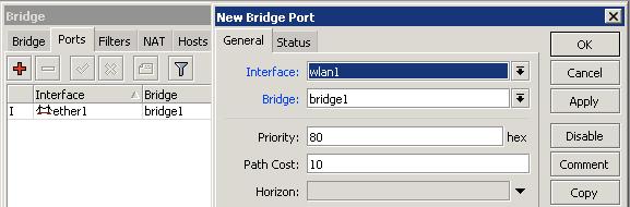 Add Bridge Ports Add