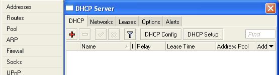 DHCP-Server Setup Time Set