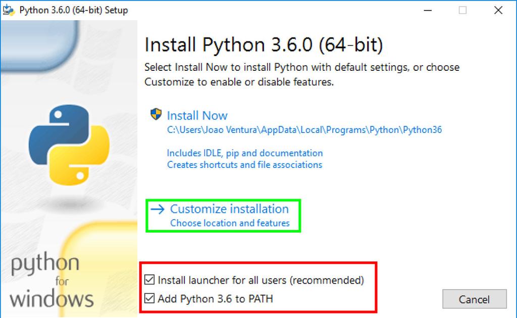 Chapter 2 Installation In this chapter we will install and run the Python interpreter in your local computer. 2.1 Installing on Windows 1.