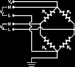 Resistive-Bridge Type and Circuit Diagram Six Wire Full Bridge 1 CRBasic Instruction and Fundamental Relationship CRBasic Instruction: BrFull6W() Fundamental Relationship: Relational Formulas 1 Key: