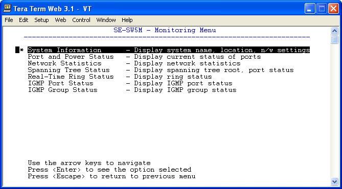 11. Highlight the first option called, System Information