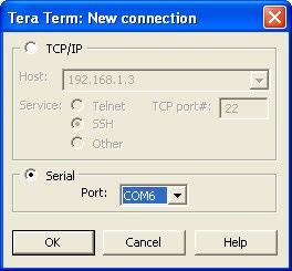USB and Serial connection to switch with Terminal Software Program: The software terminal program used for this tutorial will be TeraTerm.