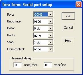 Open the TeraTerm software and choose Serial and the COM port connected to the switch. 2.