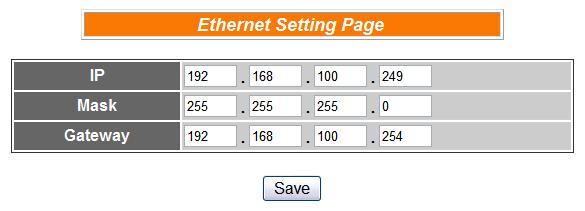 4 Basic Setting Under the Basic Setting section, it allows to perform Ethernet Setting, Module Setting and Password Setting.