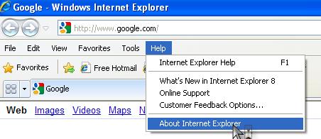 Internet Explorer Checking Browser Version (PC) The recommended web browser for PC users is Internet