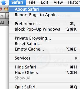Safari Checking Browser Version (Mac) Run the Safari program on your MAC to open a web
