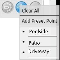 Point. This brings up the PTZ Preset Point box. Enter a Preset Name and click OK.