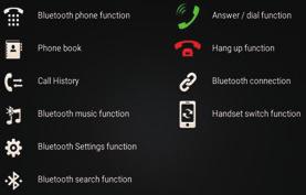 the car as well as the local Bluetooth pairing password, the user can