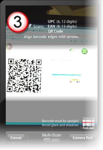 QR Generator: To generate a code, tap the QR button. 3.