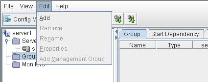 Creating the configuration data 2. Setting up groups A group is a set of services and processes necessary to perform an independent operation in the system.