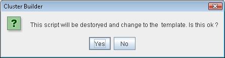 Setting up an EXEC resource Replace Clicking Replace displays the script replacement confirmation dialog box. Clicking OK replaces the script.