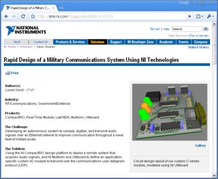 SCXI National Instruments Alliance Partner STeP designed a custom CompactRIO module for use in a military