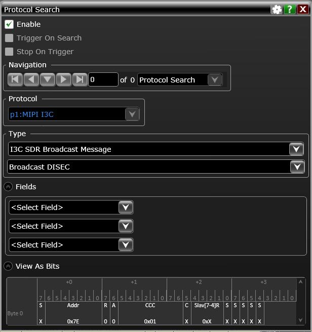 03 Keysight N8843A I3C SM Protocol Trigger and Decode for Infiniium Oscilloscope - Data Sheet I3C Protocol Triggering and Searching Get access to a rich set of integrated protocol level triggers.