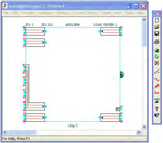 AnadigmDesigner 2 User Manual 2 AnadigmDesigner 2 User Interface AnadigmDesigner 2 presents the user with an intuitive interface.
