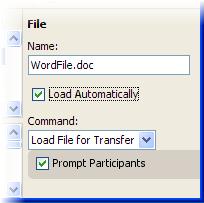 User s Guide Using the Session Plan Editor: Elluminate Plan! Adding Other Files Any type of file can be embedded into a plan for the purposes of file sharing in Elluminate Live!
